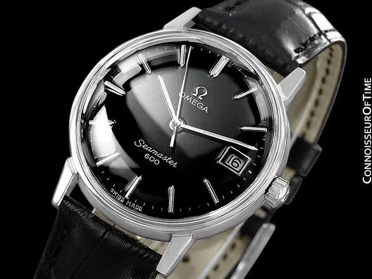 1969 Omega Seamaster 600 Vintage Mens Handwound Watch - Stainless Steel