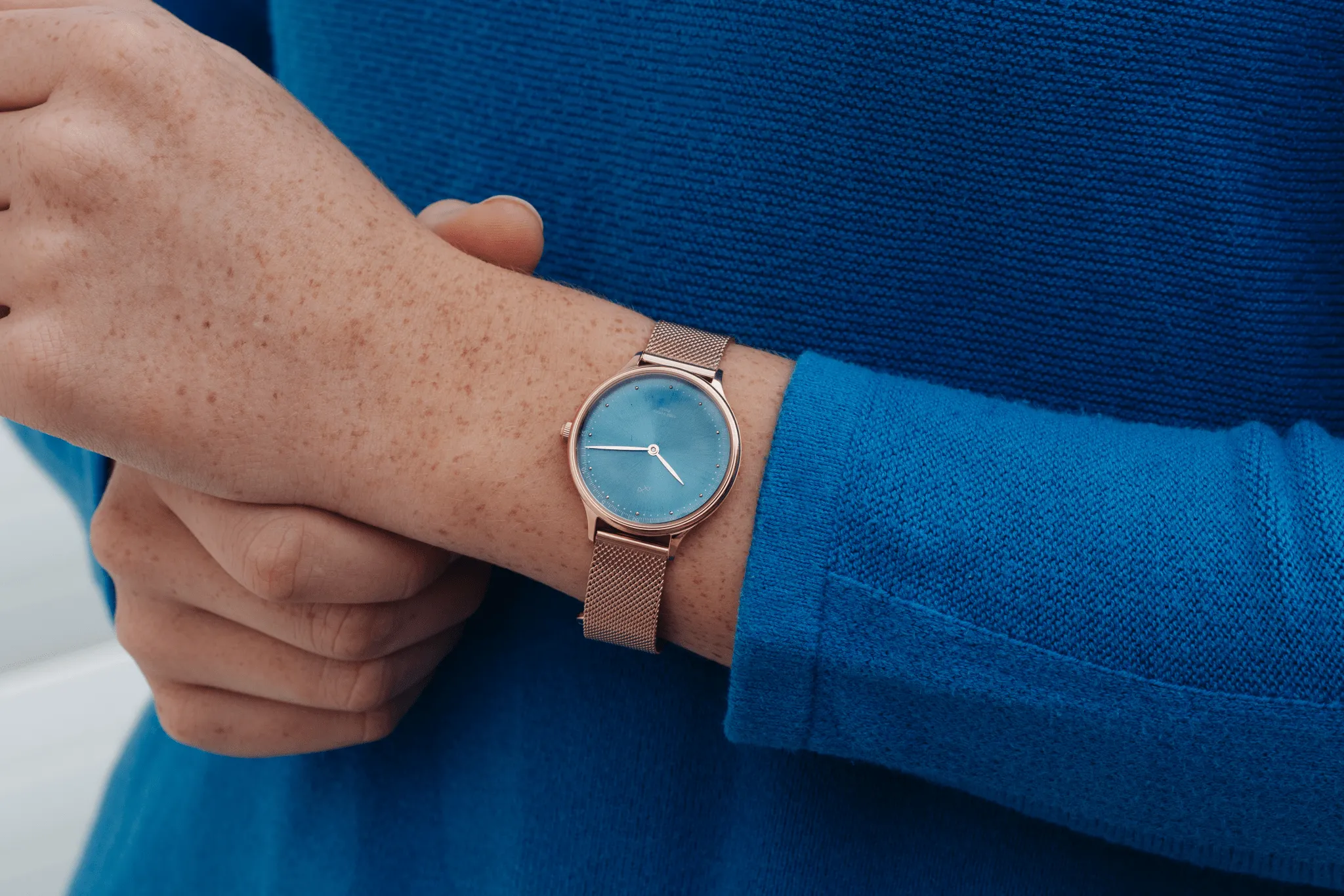 1969 Petite, Rose Gold / Blue Sunray (B)