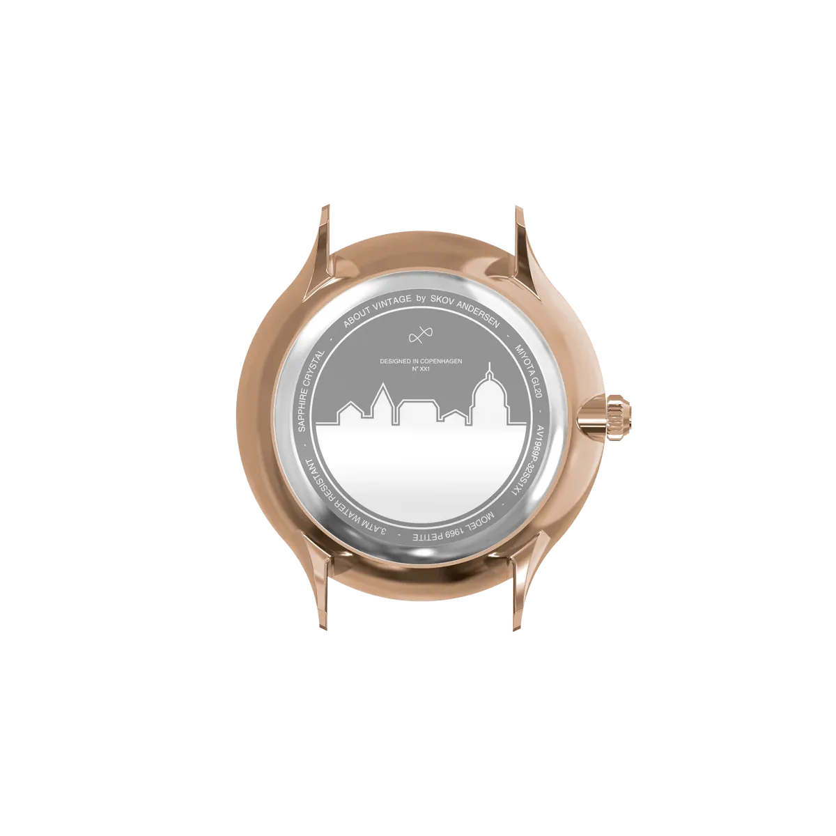 1969 Petite, Rose Gold / Blue Sunray (B)