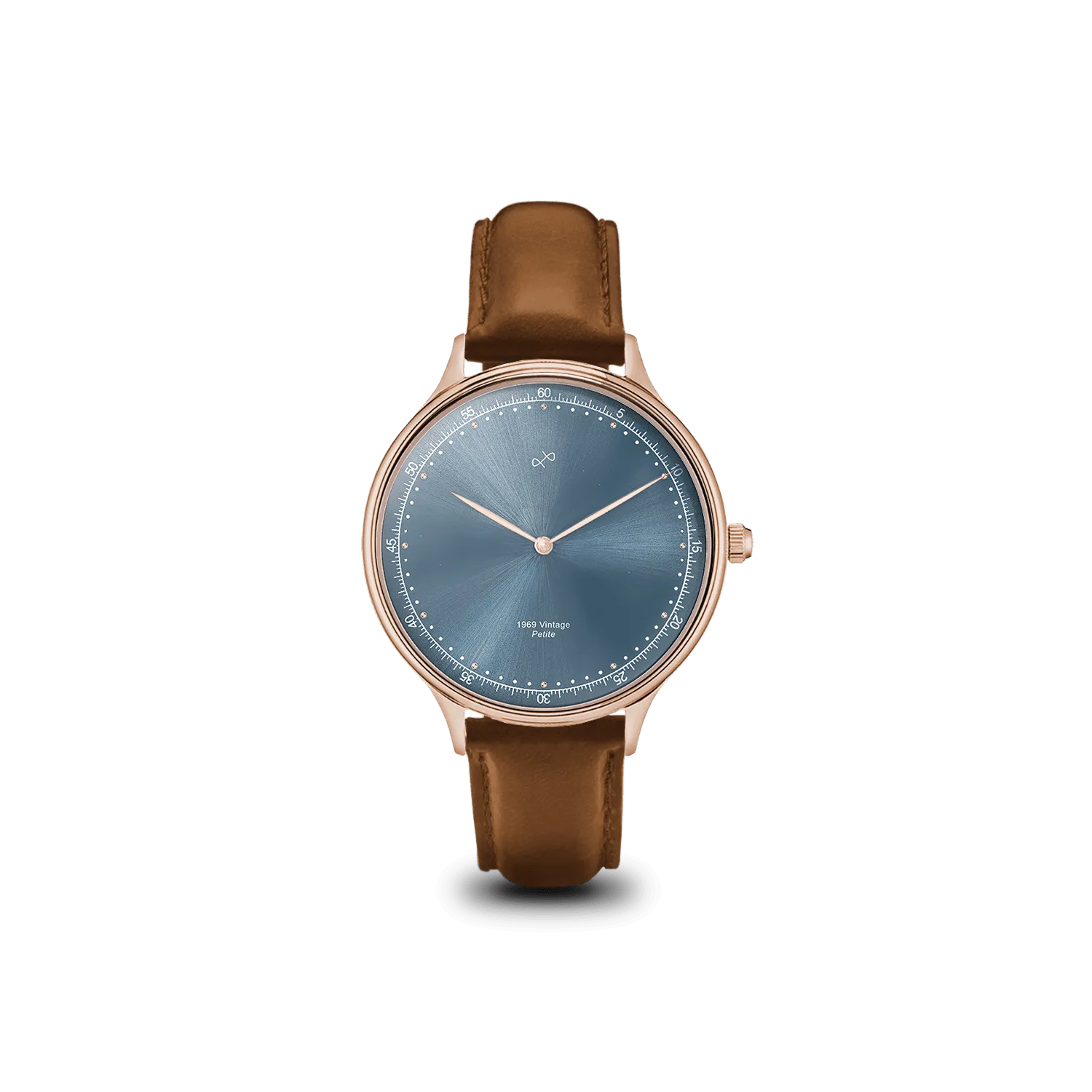 1969 Petite, Rose Gold / Blue Sunray (B)
