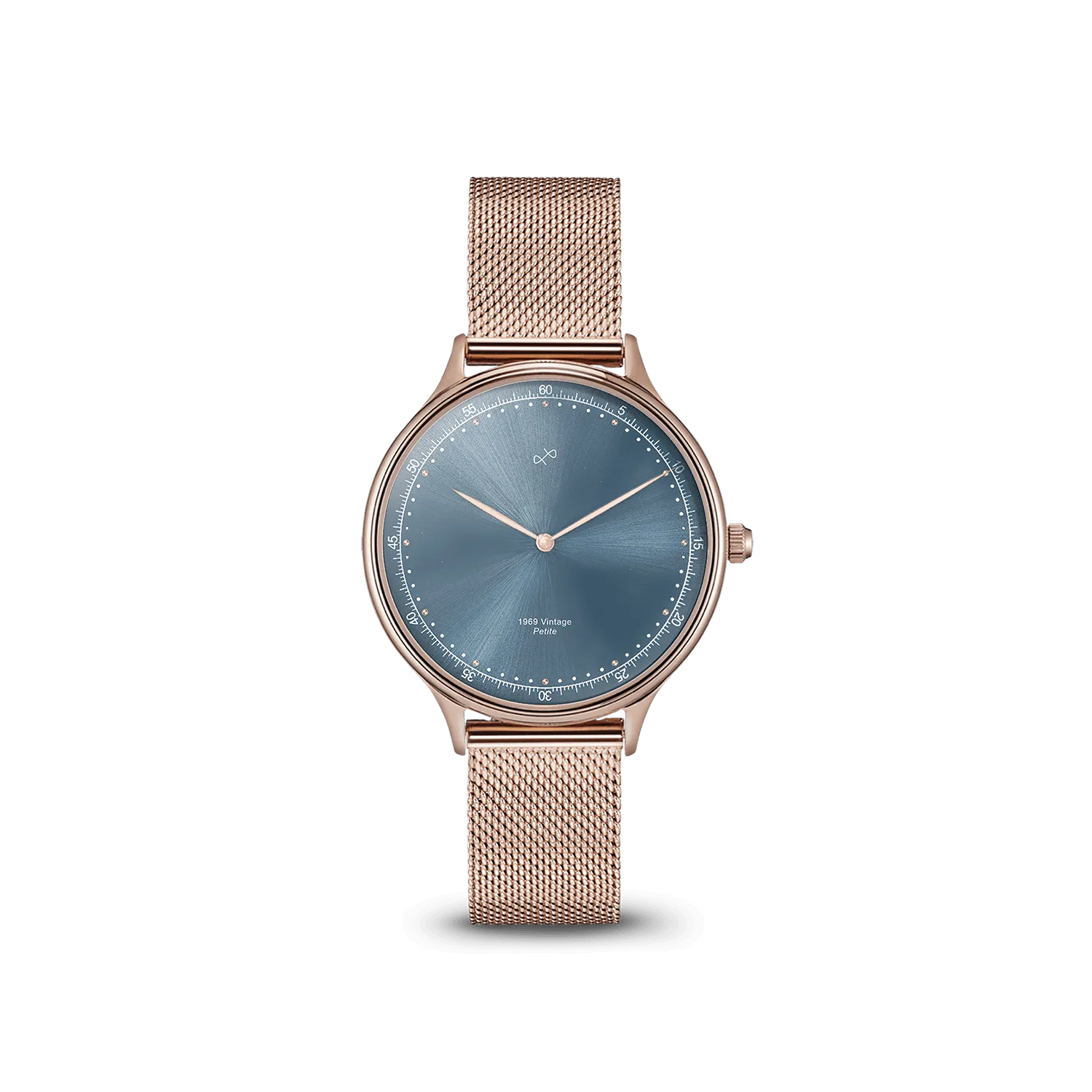 1969 Petite, Rose Gold / Blue Sunray (B)