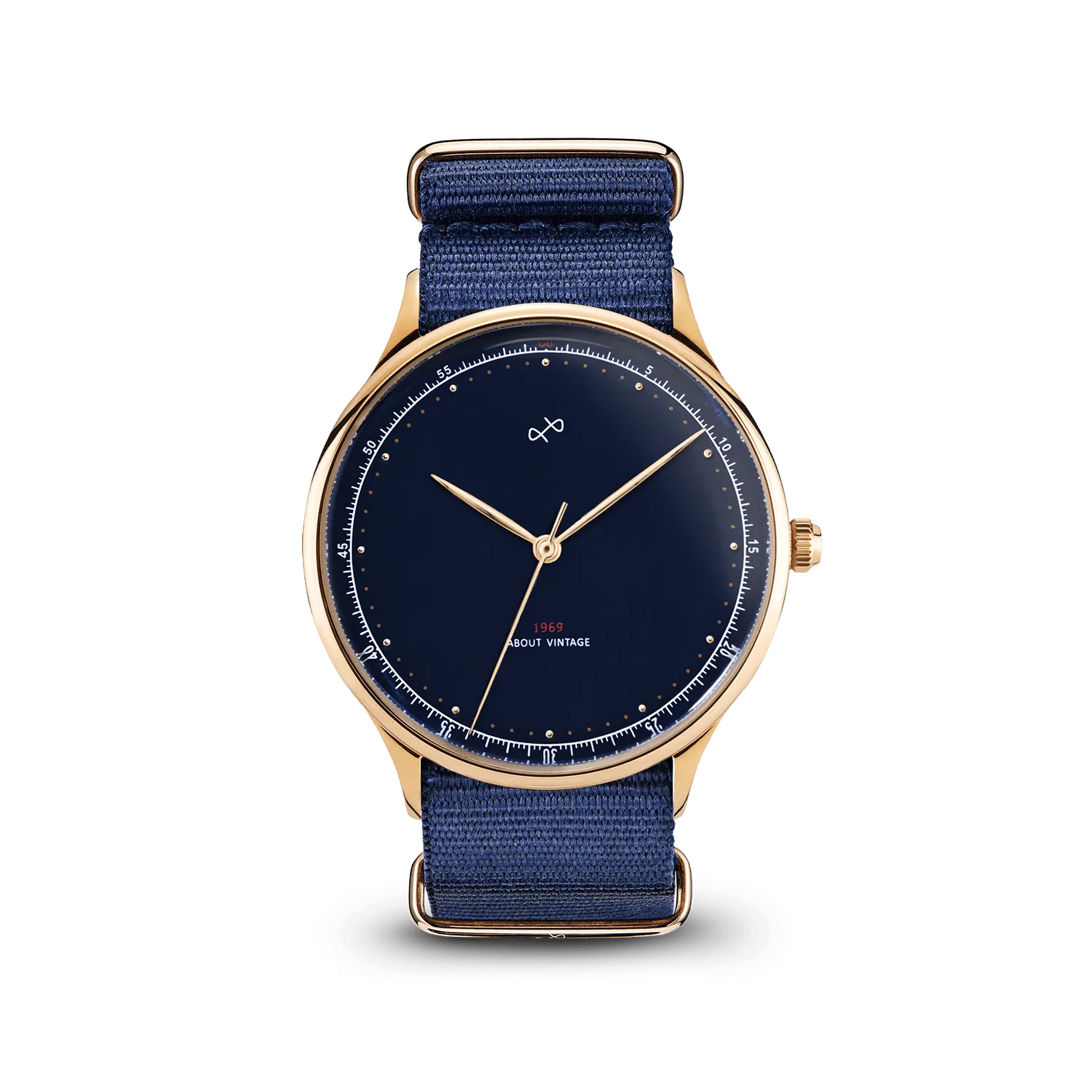 1969 Vintage, Gold / Midnight Blue - Special Edition – 39mm