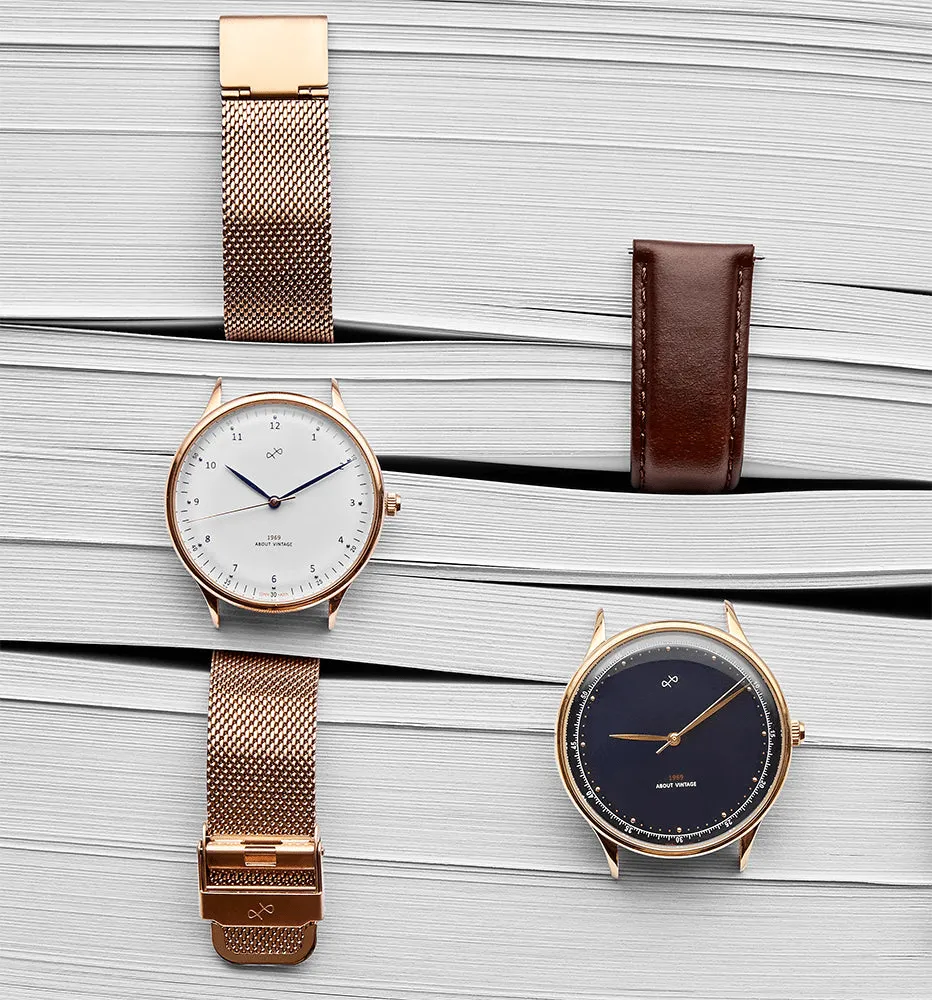 1969 Vintage, Gold / Midnight Blue - Special Edition – 39mm