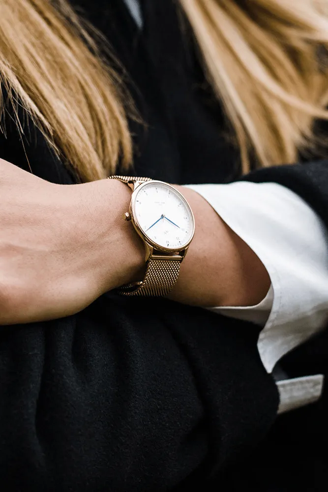 1969 Vintage, Rose Gold / White – 36mm