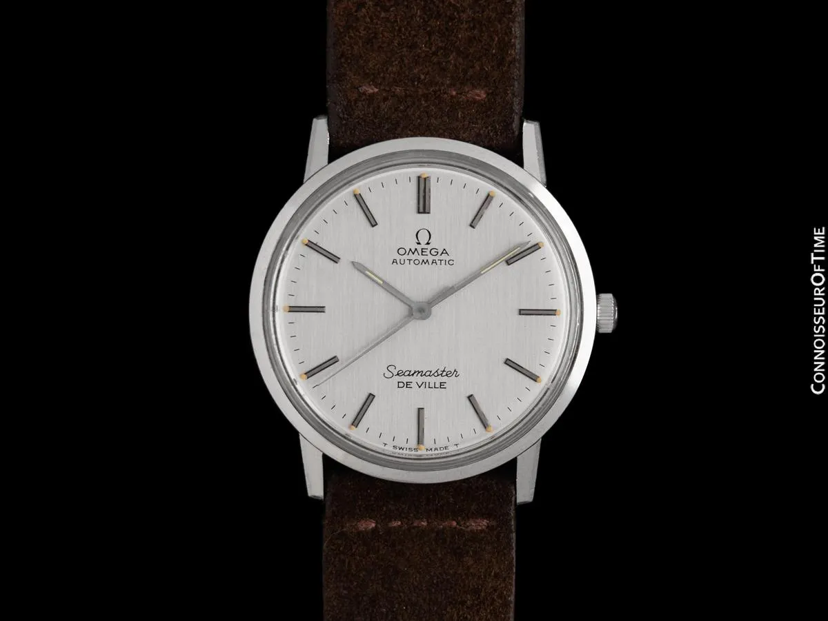 1970 Omega Seamaster De Ville Vintage Mens Stainless Steel Watch - Papers & Boxes