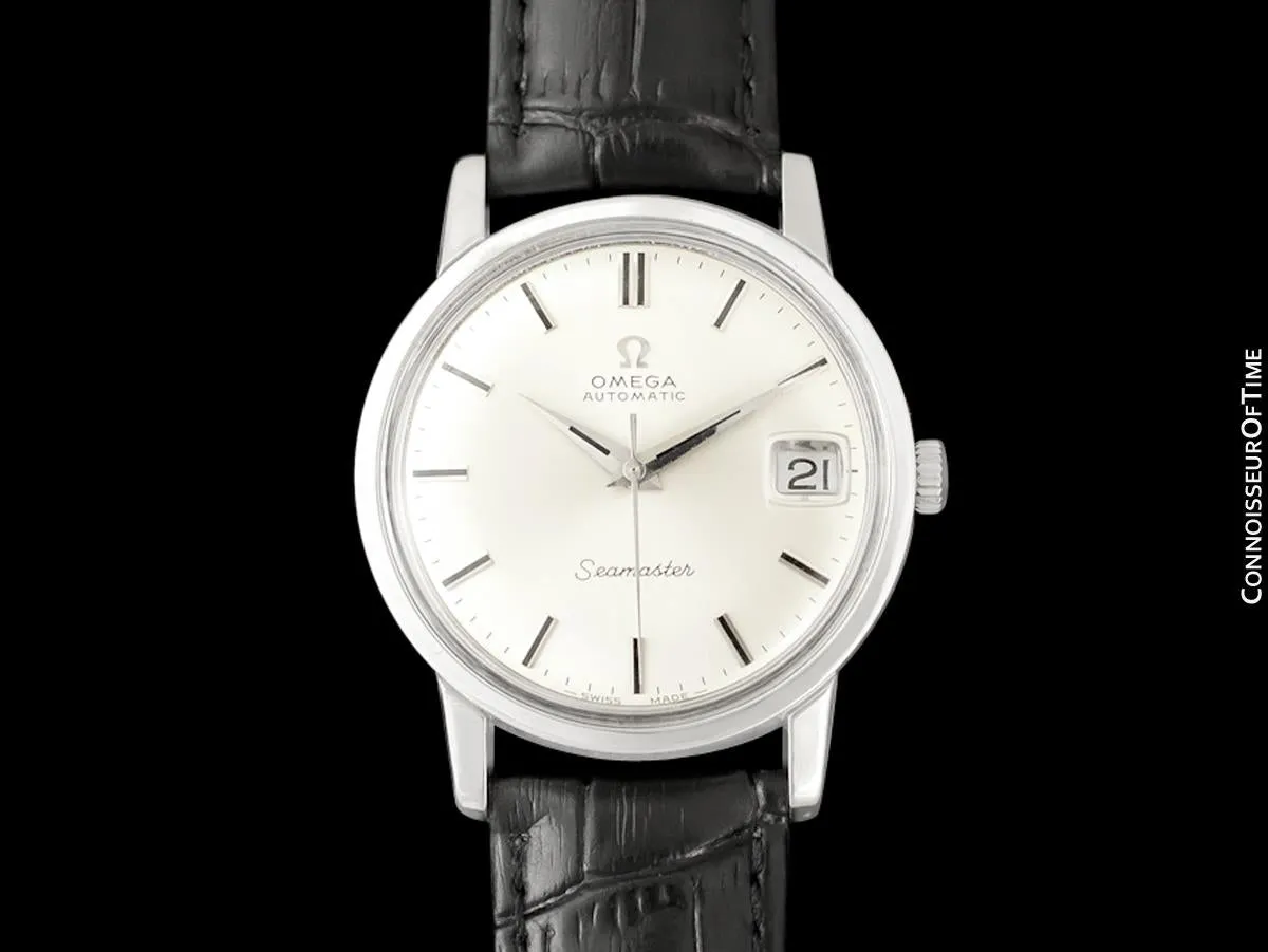 1970 Omega Seamaster Mens Vintage Cal. 565 Watch, Automatic, Date - Stainless Steel