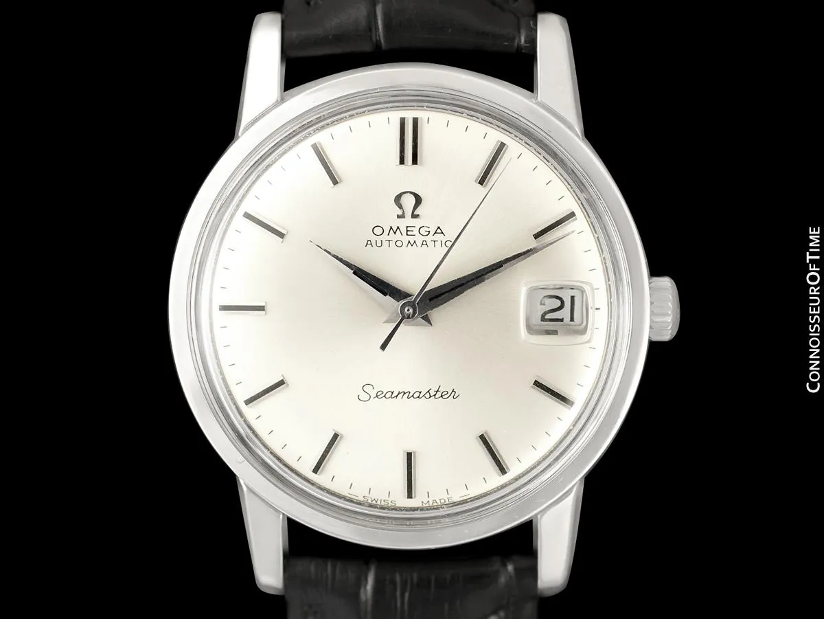 1970 Omega Seamaster Mens Vintage Cal. 565 Watch, Automatic, Date - Stainless Steel