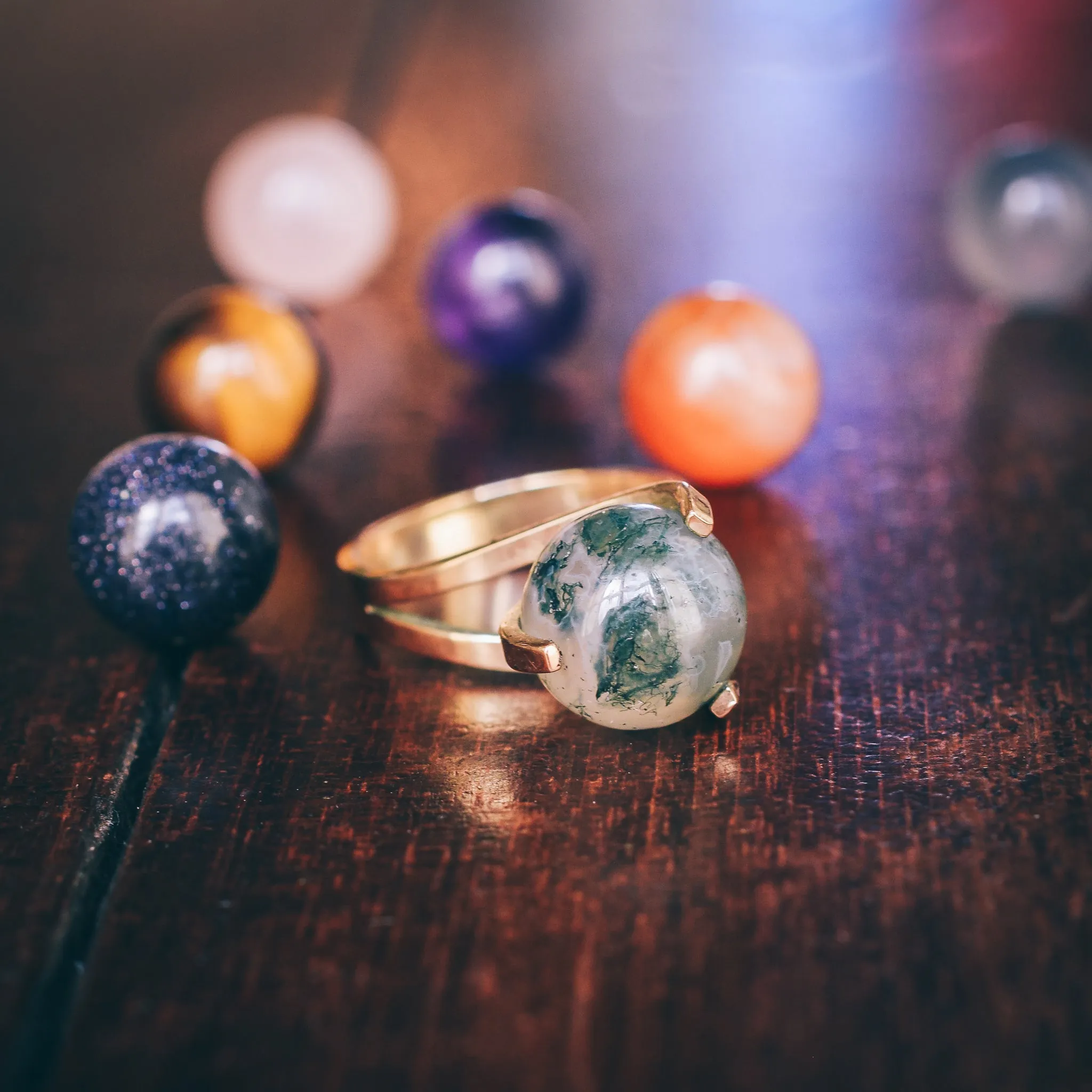 1970s Interchangeable Stone Ring