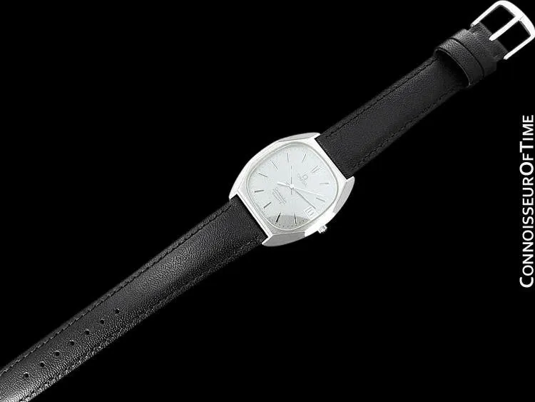 1970's Omega Constellation Chronometer Cool Vintage Mens Quartz Watch - Stainless Steel