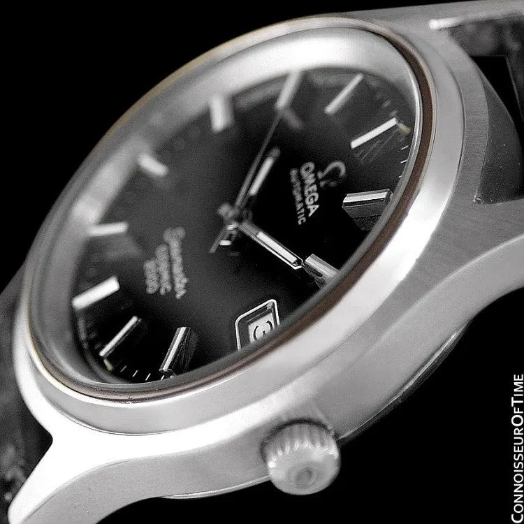 1970's Omega Seamaster Cosmic 2000 Vintage Retro Mens Dive Watch, Date - Stainless Steel