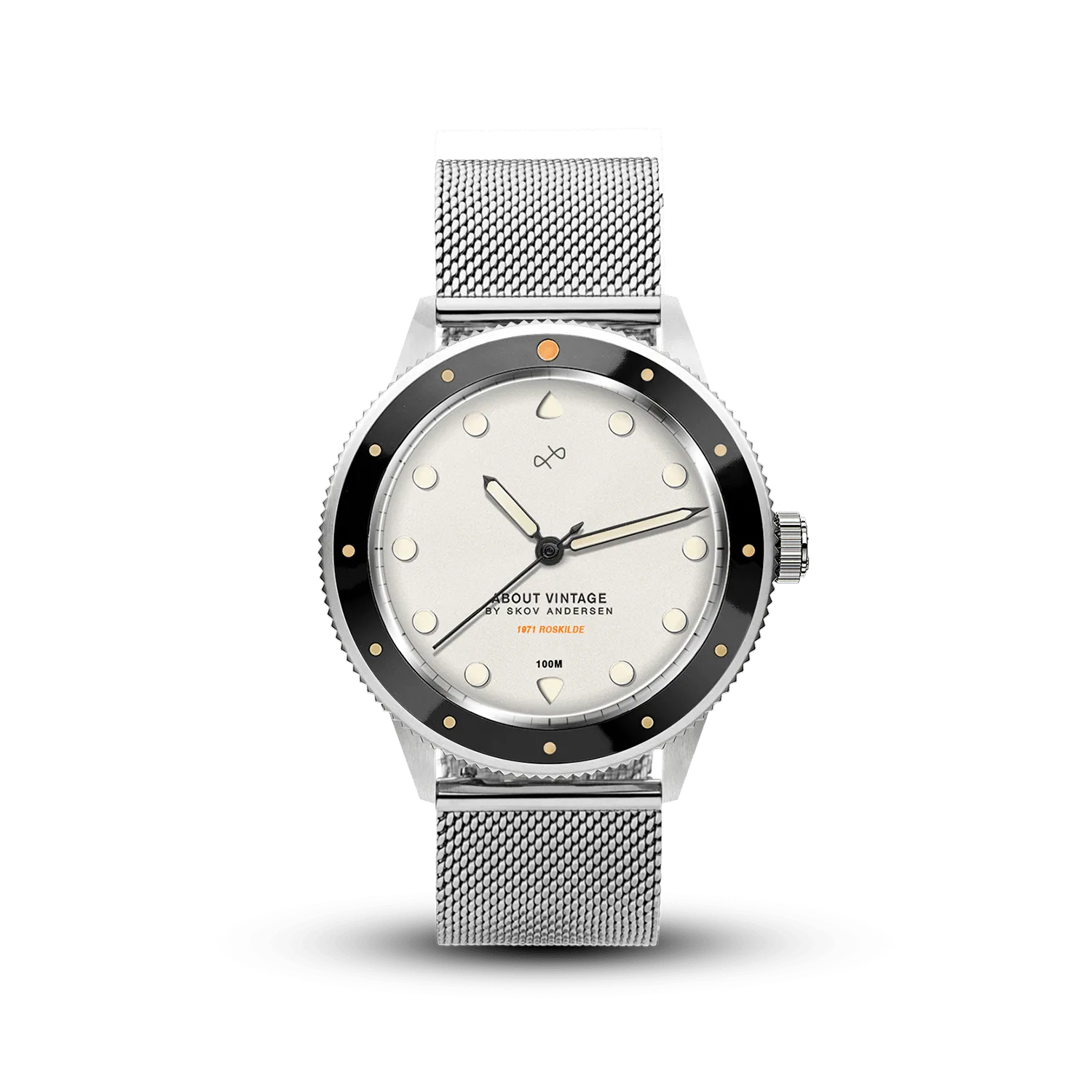 1971 Stagediver, Steel / Off White – 36mm