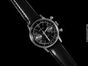 1972 Breitling Vintage Panda Dial Pilot's Chronograph - Stainless Steel