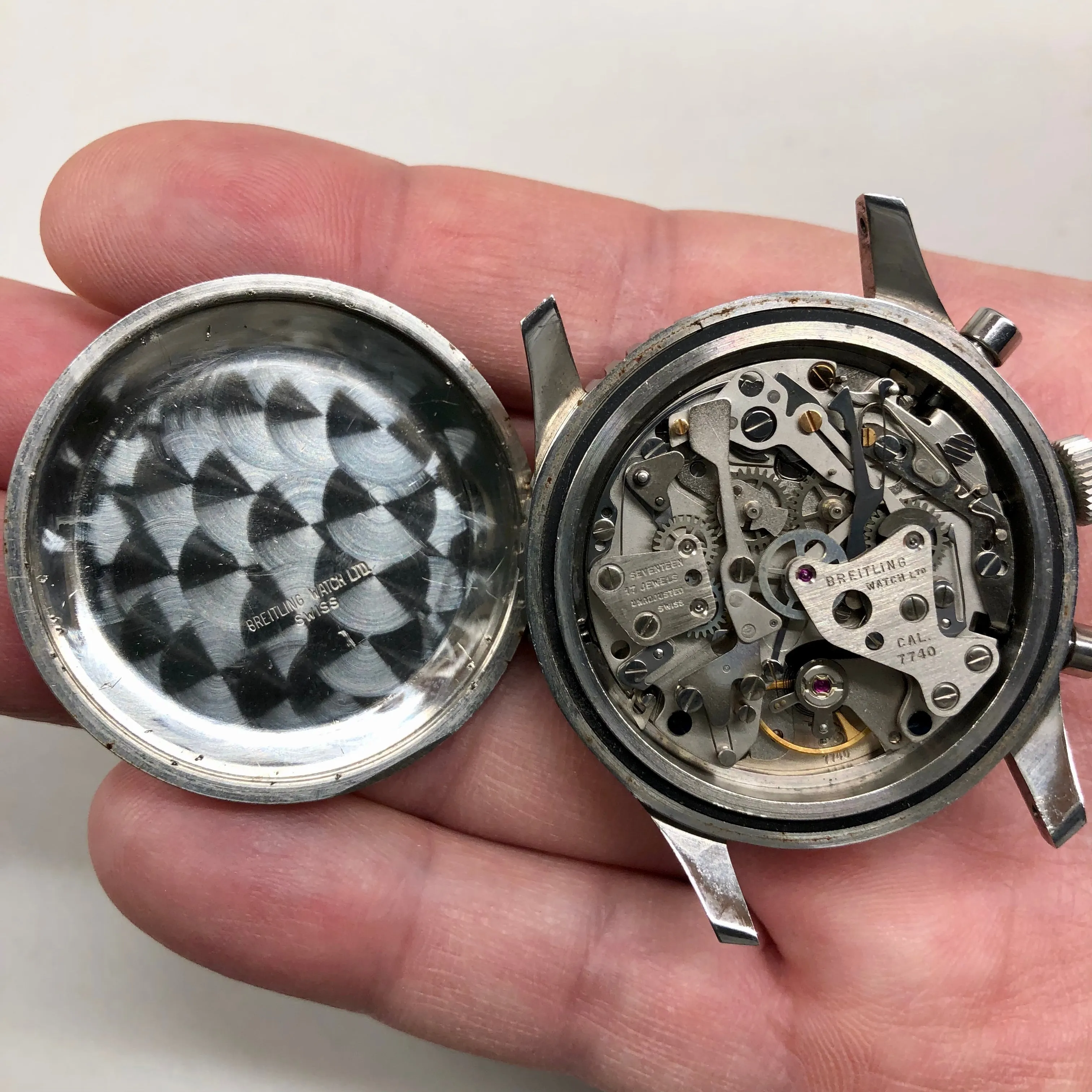1973 Breitling Navitimer 8808 Vintage Steel Chronograph Unpolished 41mm Wristwatch