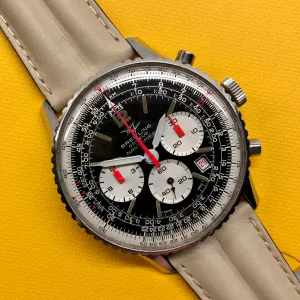 1973 Breitling Navitimer 8808 Vintage Steel Chronograph Unpolished 41mm Wristwatch