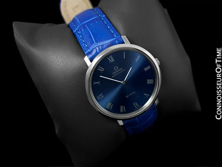 1973 Omega DeVille Mens Automatic Full Size Dress Watch - Stainless Steel