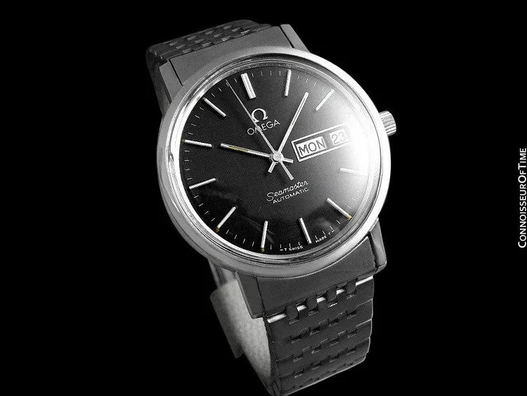 1973 Omega Seamaster Mens Watch, Automatic, Quick-Set Day & Date - Stainless Steel