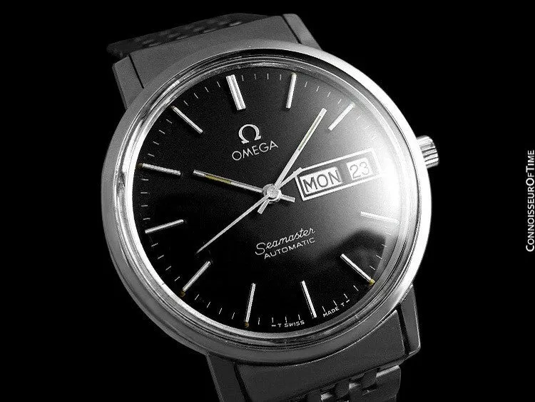 1973 Omega Seamaster Mens Watch, Automatic, Quick-Set Day & Date - Stainless Steel