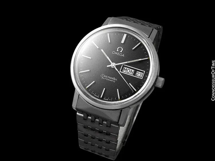 1973 Omega Seamaster Mens Watch, Automatic, Quick-Set Day & Date - Stainless Steel