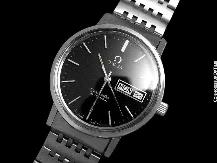 1973 Omega Seamaster Mens Watch, Automatic, Quick-Set Day & Date - Stainless Steel