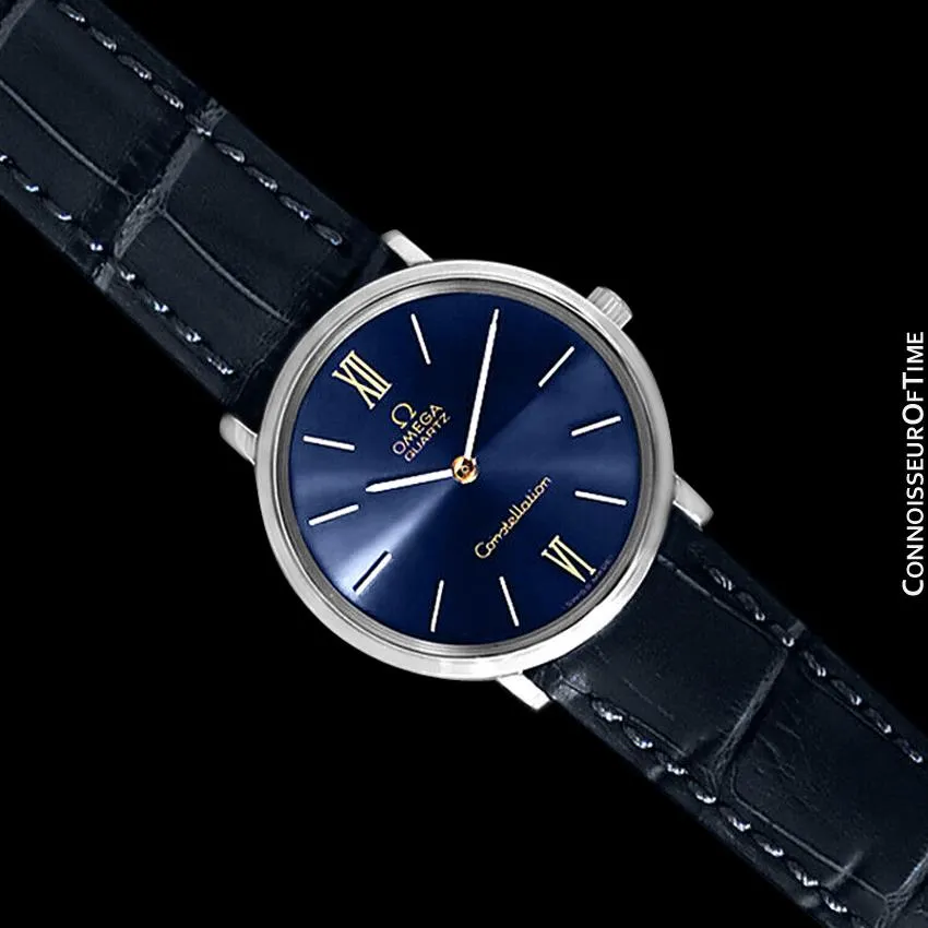 1976 Omega Constellation Mens Vintage Quartz Accuset Watch - Stainless Steel