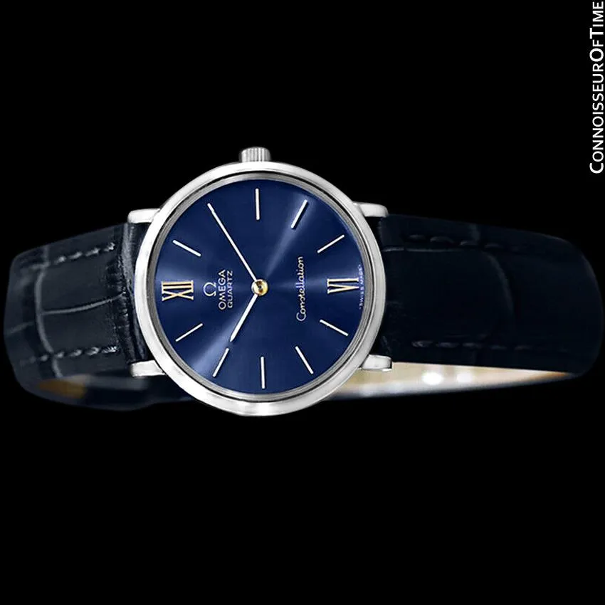 1976 Omega Constellation Mens Vintage Quartz Accuset Watch - Stainless Steel