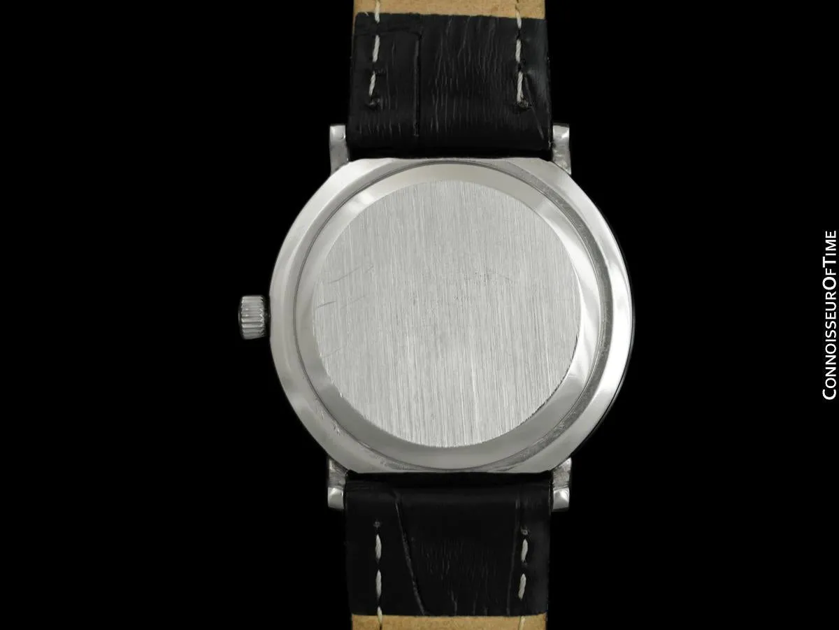 1976 Omega Constellation Mens Vintage Quartz Accuset Watch with Green Vignette Dial - Stainless Steel
