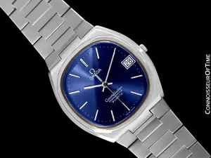 1978 Omega Constellation Chronometer Cool Vintage Accuset Mens Quartz Watch - Stainless Steel