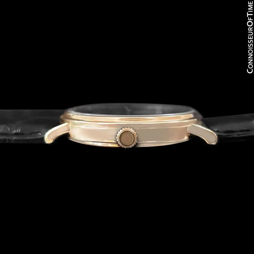 1978 Omega Constellation Mens Vintage Quartz Accuset Watch - 18K Gold Plated