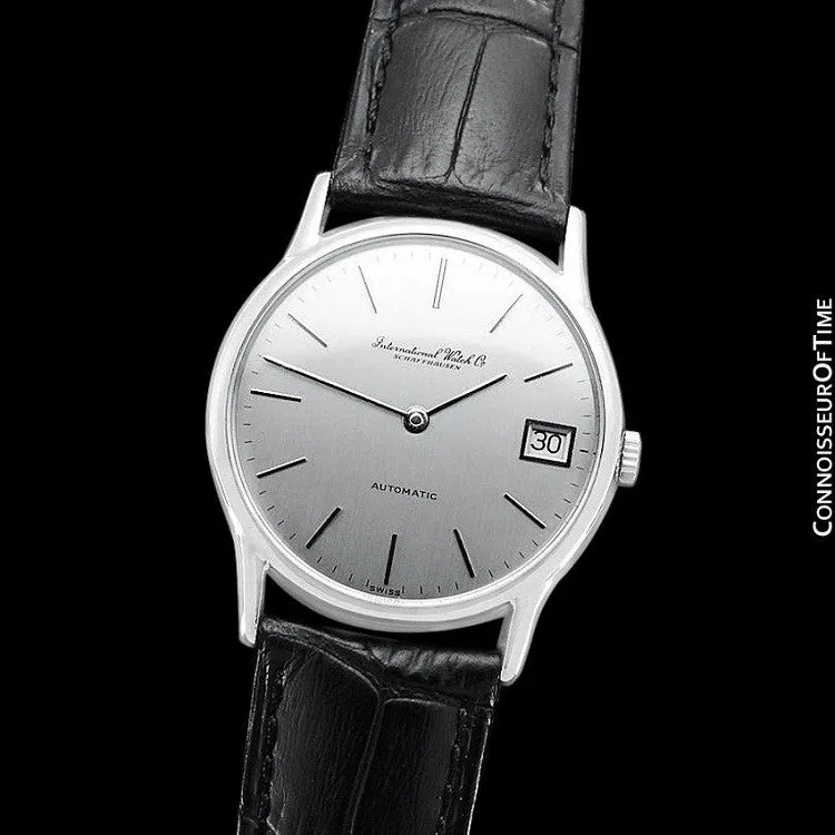 1979 IWC Vintage Mens Ultra Thin Automatic Watch - Stainless Steel - Only 600 Made