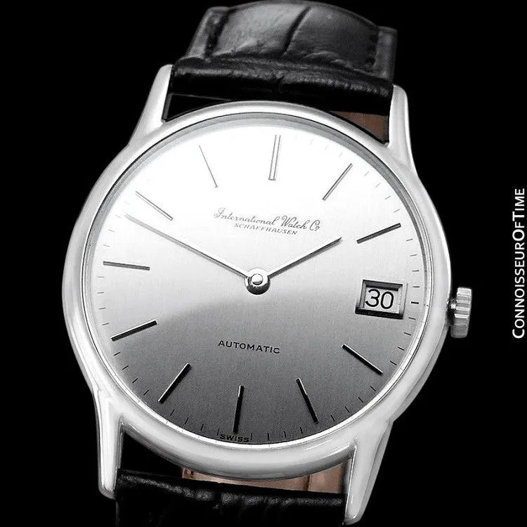 1979 IWC Vintage Mens Ultra Thin Automatic Watch - Stainless Steel - Only 600 Made