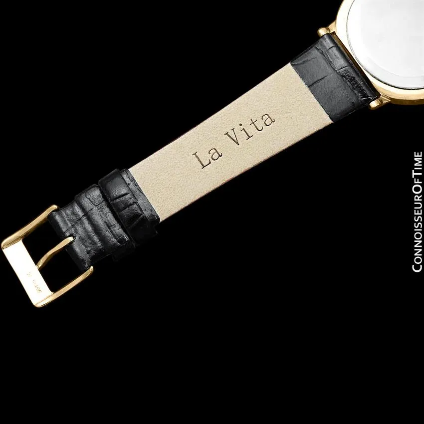 1979 Omega Constellation Mens Vintage Quartz Accuset Watch - 18K Gold Plated & Stainless Steel