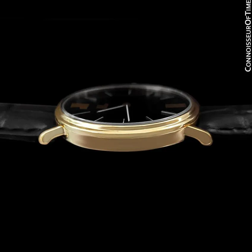 1979 Omega Constellation Mens Vintage Quartz Accuset Watch - 18K Gold Plated