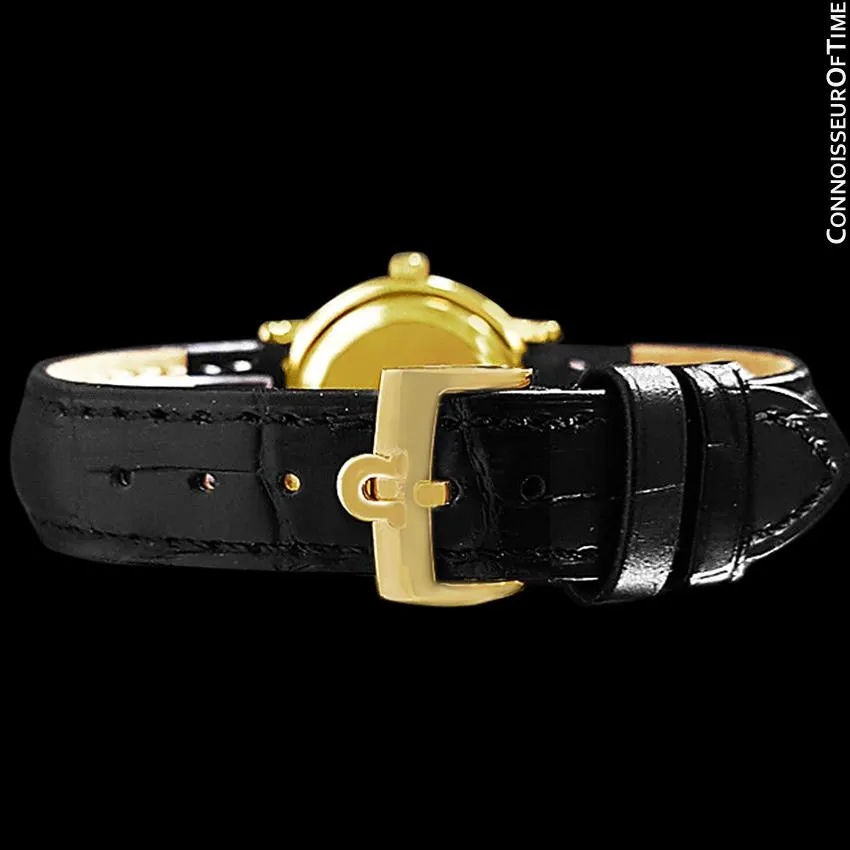 1979 Omega Constellation Mens Vintage Quartz Accuset Watch - 18K Gold Plated
