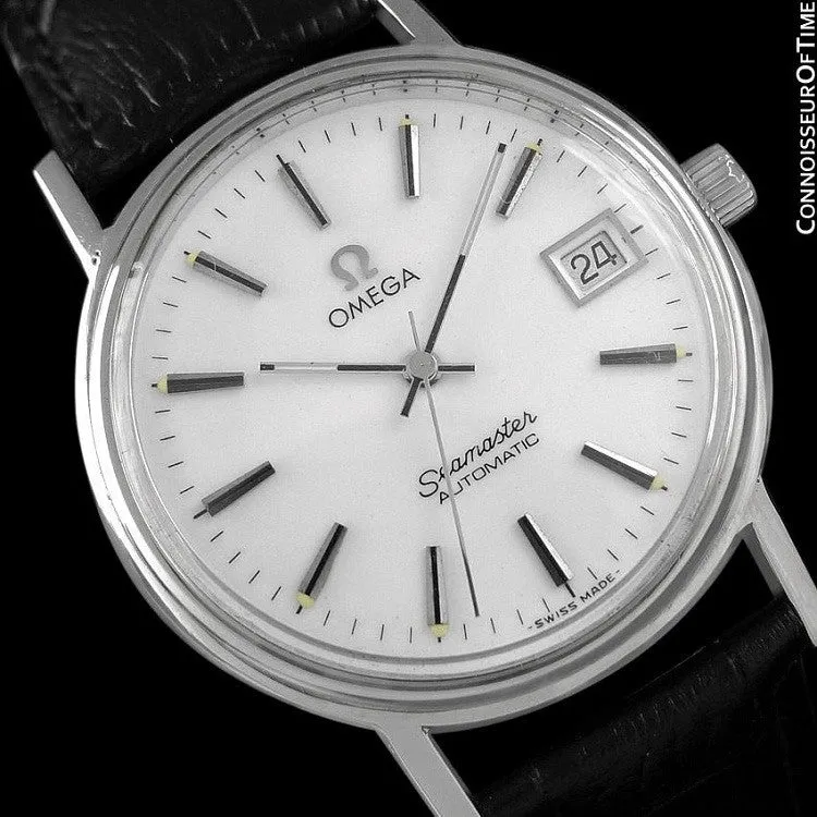 1979 Omega Vintage Seamaster Mens Watch, Automatic, Date - Stainless Steel