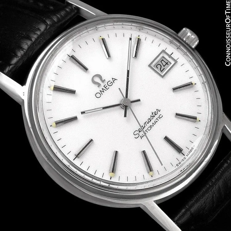 1979 Omega Vintage Seamaster Mens Watch, Automatic, Date - Stainless Steel