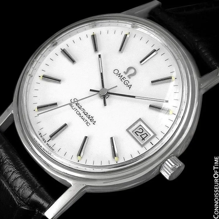 1979 Omega Vintage Seamaster Mens Watch, Automatic, Date - Stainless Steel