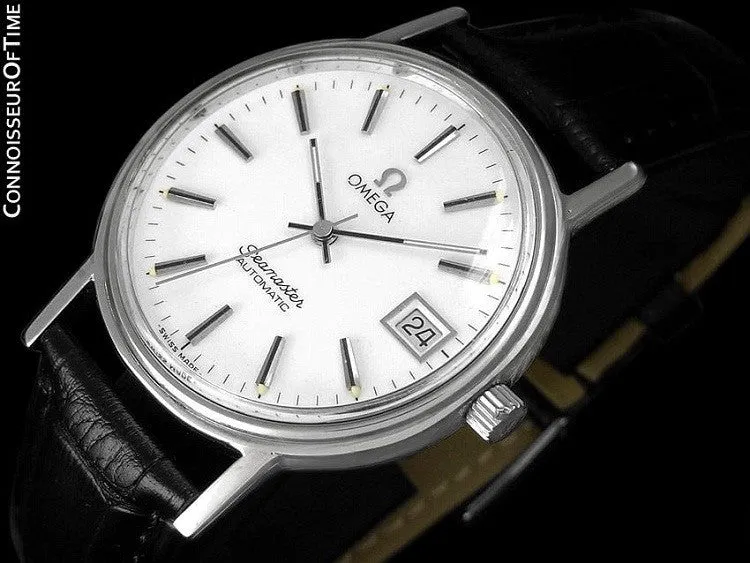 1979 Omega Vintage Seamaster Mens Watch, Automatic, Date - Stainless Steel