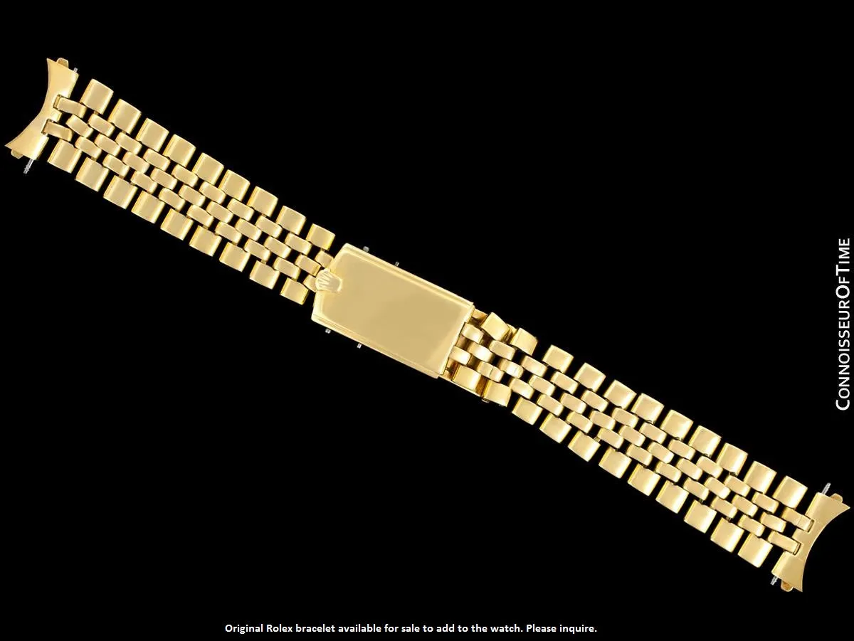 1979 Rolex Oyster perpetual Date (Datejust) Mens Watch, Champagne Dial - 14K Gold