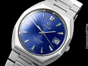 1980 Omega Constellation Chronometer Cool Vintage Accuset Mens Quartz Watch - Stainless Steel
