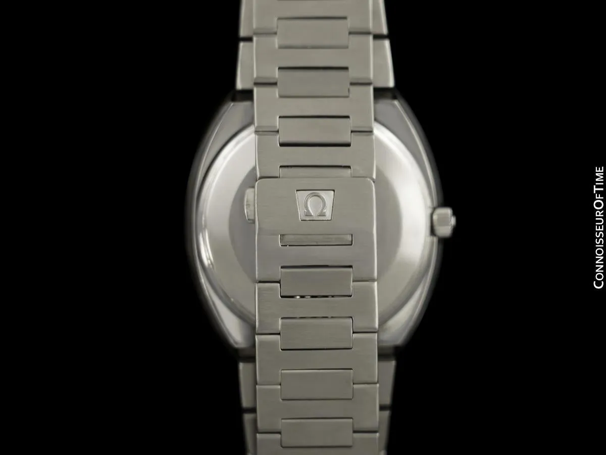 1980 Omega Constellation Chronometer Cool Vintage Accuset Mens Quartz Watch - Stainless Steel