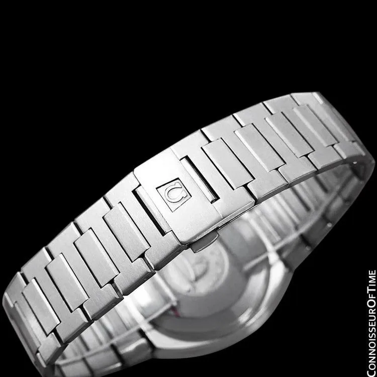1980 Omega Constellation Chronometer Cool Vintage Accuset Mens Quartz Watch - Stainless Steel