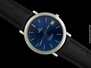 1980 Omega Constellation Mens Vintage Cool Quartz Accuset Watch - Stainless Steel