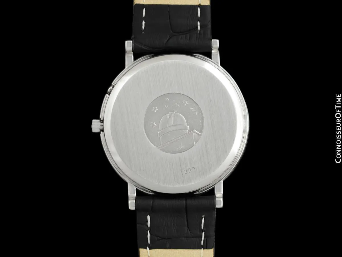 1980 Omega Constellation Mens Vintage Cool Quartz Accuset Watch - Stainless Steel