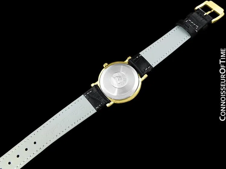 1980 Omega Constellation Mens Vintage Quartz Watch - 18K Gold Plated & Stainless Steel