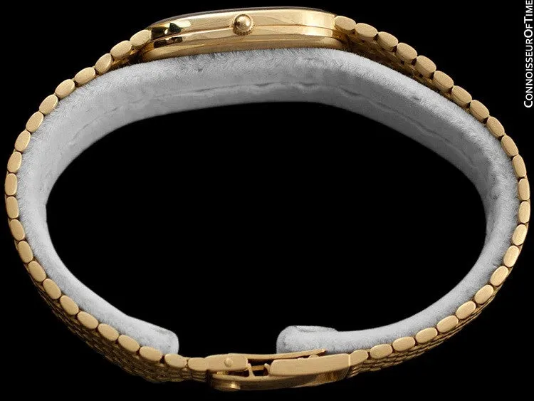 1980's Patek Philippe Ellipse Mens Bracelet Watch, Ref. 3788 - 18K Gold