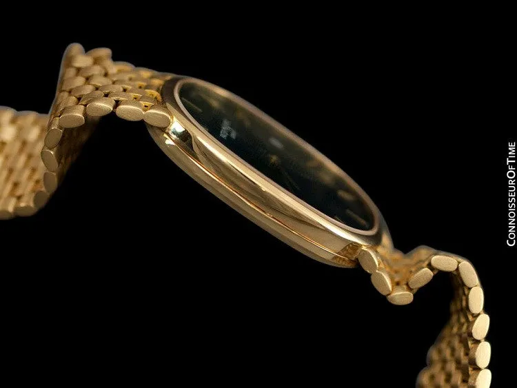 1980's Patek Philippe Ellipse Mens Bracelet Watch, Ref. 3788 - 18K Gold