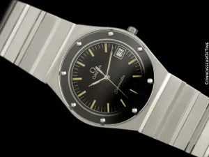 1983 Omega Seamaster Mariner III Mens Uncommon & Cool Vintage Quartz Watch - Stainless Steel