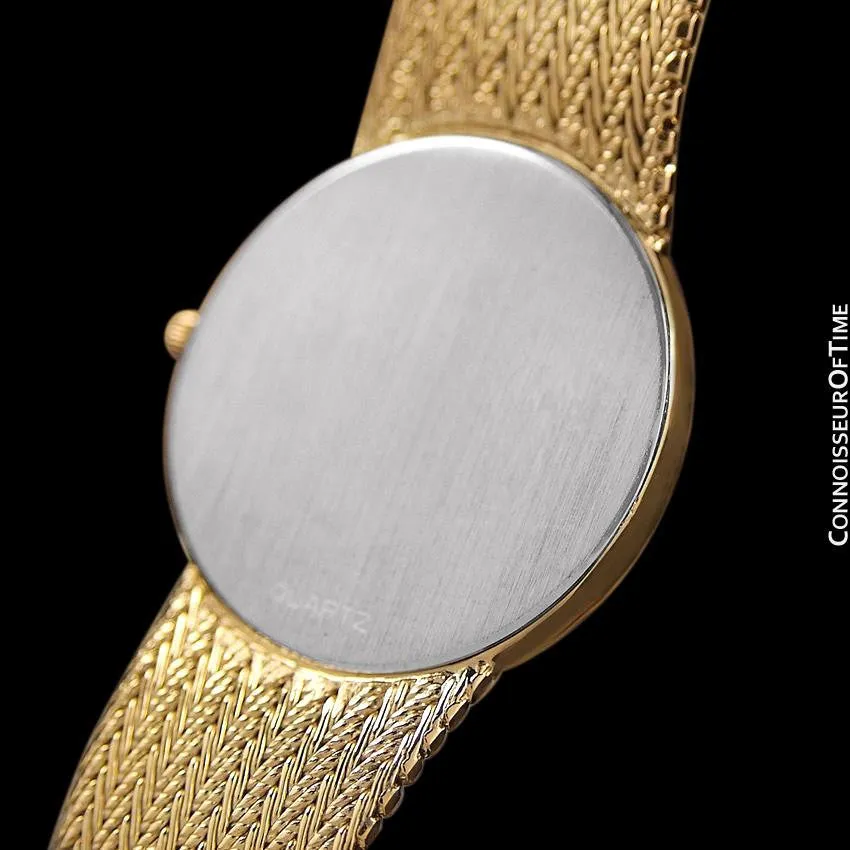 1985 Omega De Ville Vintage Mens Dress Watch - 18K Gold Plated and Stainless Steel