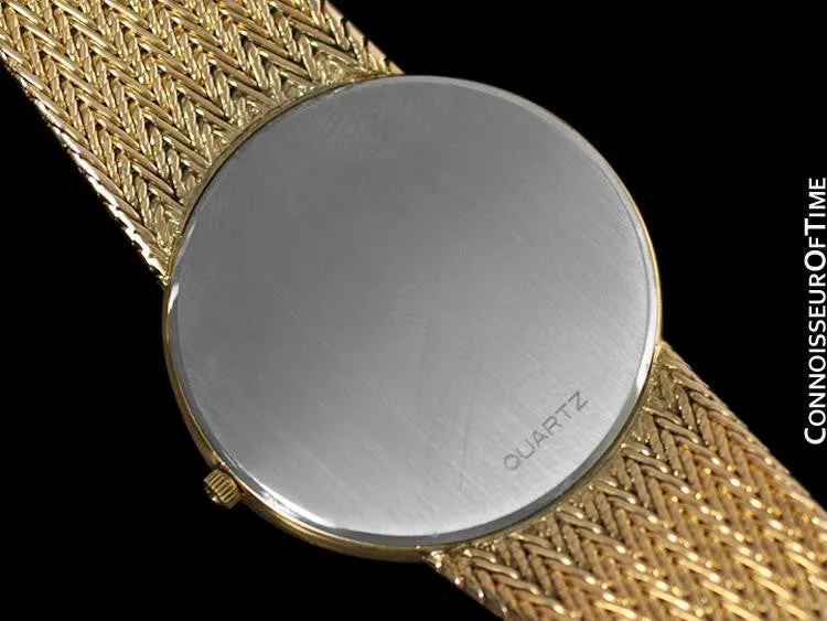 1985 Omega De Ville Vintage Mens Dress Watch - 18K Gold Plated and Stainless Steel