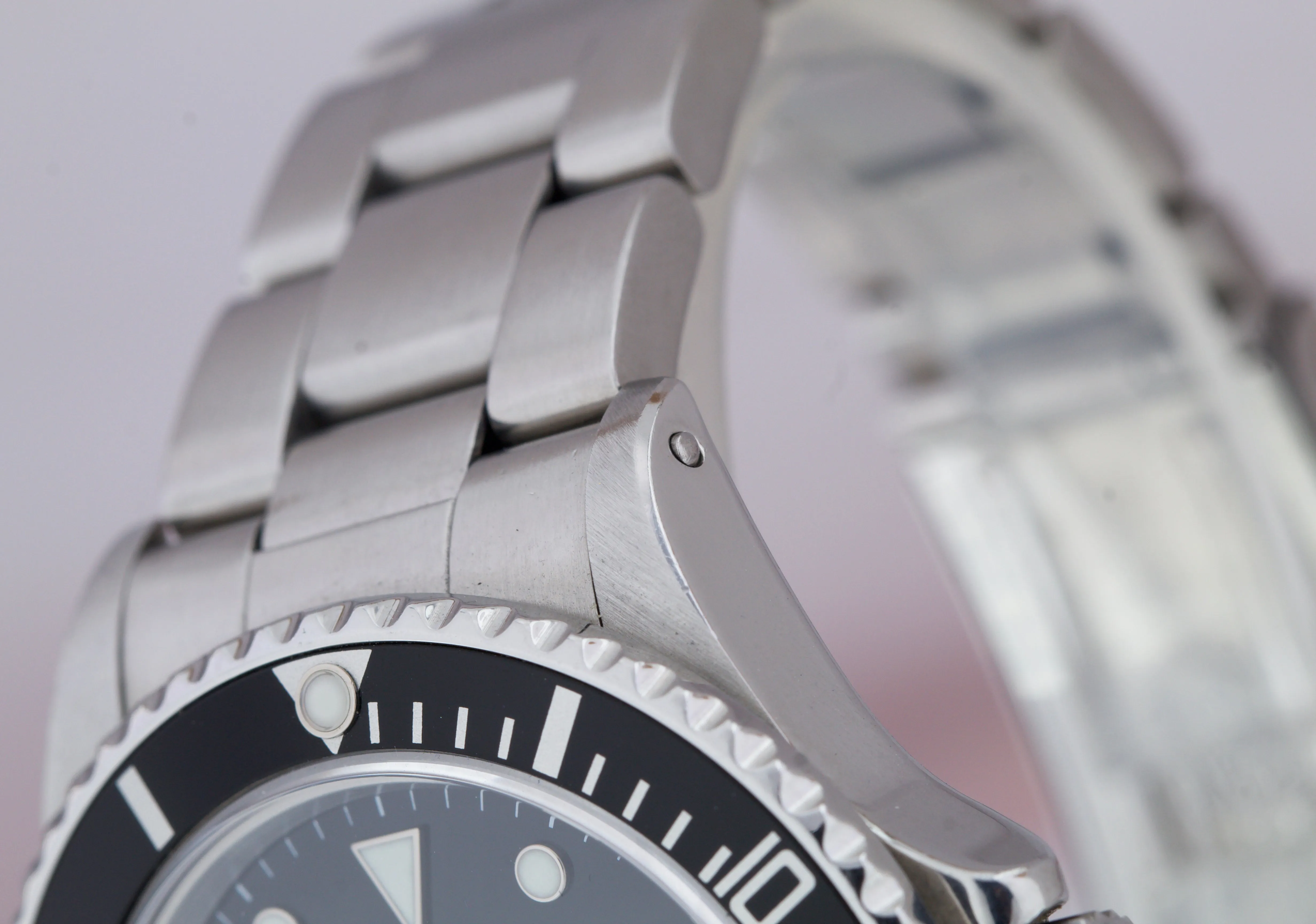 1988 TRIPLE ZERO Rolex Submariner Stainless Steel 40mm Watch 168000 FULL SET